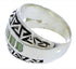 Turquoise Inlay Sterling Silver Jewelry Ring Size 4-3/4 WX35924